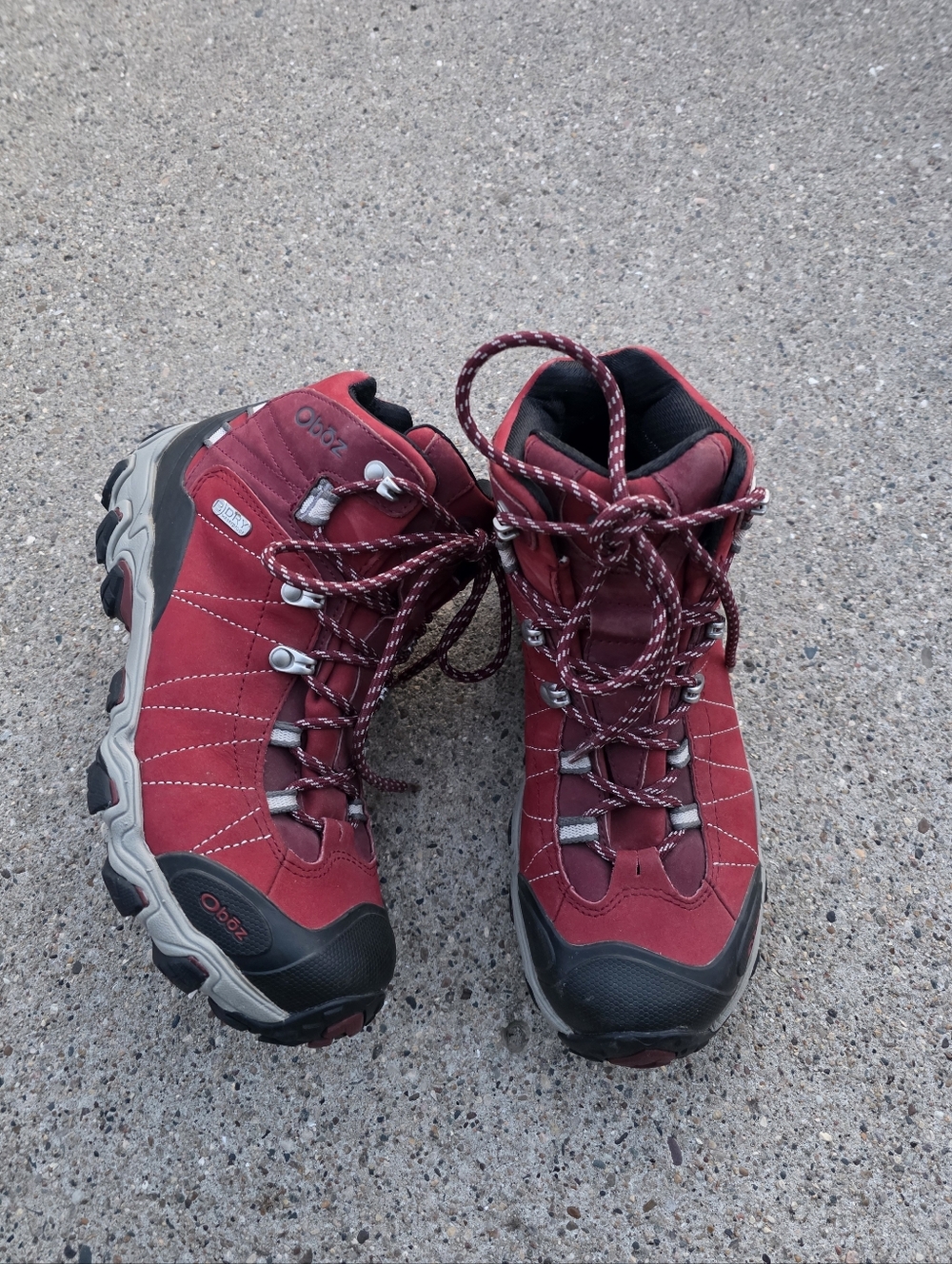 Oboz Bridger Mid B-DRY waterproof hiking boots Women 10